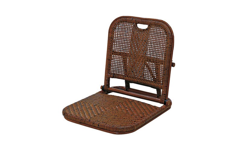 座椅子 折りたたみ 籐の椅子 ラタン 和室 和風 C08HR :Z08HR:ランド