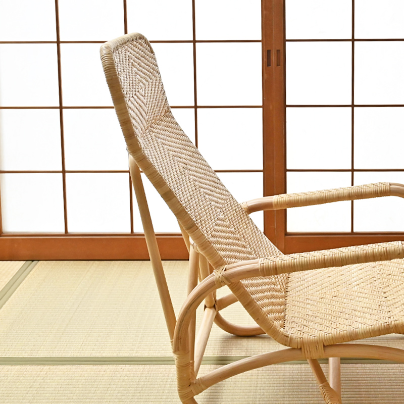 籐の椅子 パーソナルチェア 寝椅子 折りたたみ 和室 C101N 爆買