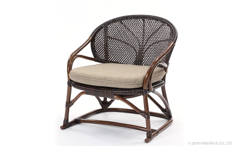 籐製椅子 籐の椅子 ラタン パーソナルチェア おしゃれ クッション C123KAZ 爆買