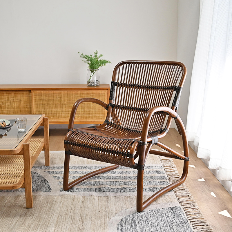 ラタンチェア パーソナルチェア 籐椅子 籐製 C140KA 爆買 : ランド