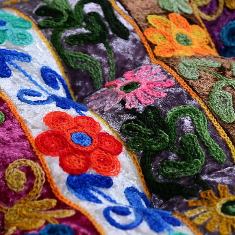 クッション 座布団タイプ パッチワーク モロッコ おしゃれ ON＆ON