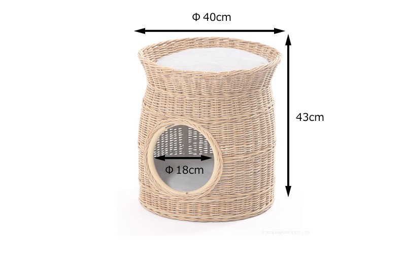 ペットハウス タワー おしゃれ ラタン 犬 猫 北欧 GK132MER 爆買