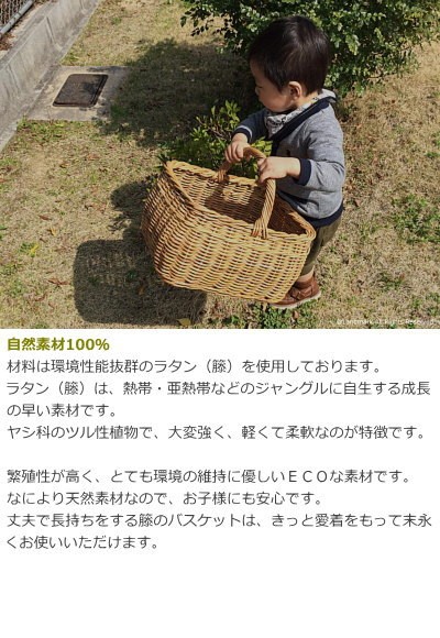 ラタンバスケット 籐かご 小物入れ 収納 ナチュラル 北欧 GK780ME 爆買