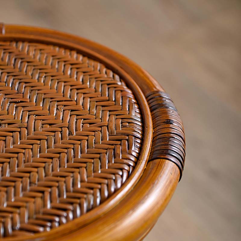 籐椅子 スツール 腰掛け 籐製 軽い 和風 和モダン 母の日 父の日 敬老