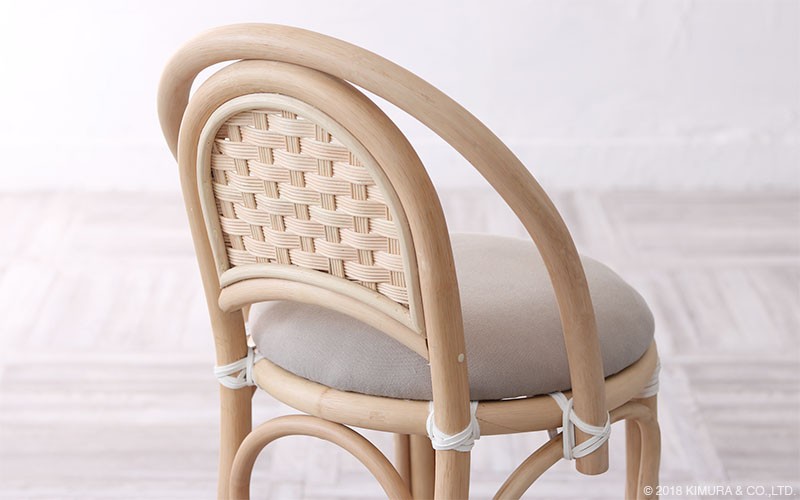 カウンターチェア バーチェア ハイスツール 椅子 いす 籐 ラタン 木製 