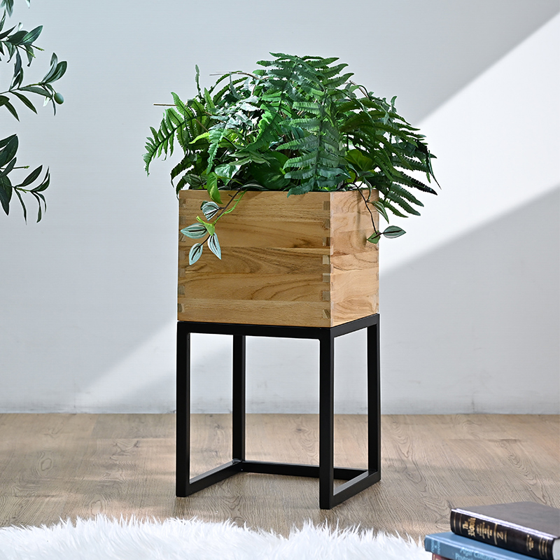 プランターボックス プランターラック 幅28cm 植木鉢棚 リビング