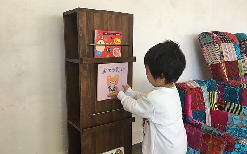 アウトレット アジアン家具 チーク無垢 ディスプレイラック マガジン