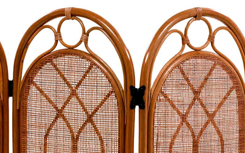 間仕切り 3連 パーテーション 150cm高 籐 和室 アジアン S700HR 爆買