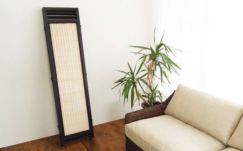 間仕切り 3連 パーテーション おしゃれ ラタン アジアン SW07N 爆買