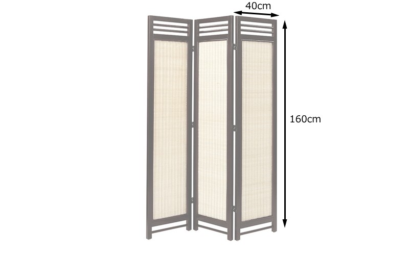 間仕切り 3連 パーテーション おしゃれ ラタン アジアン SW07N 爆買