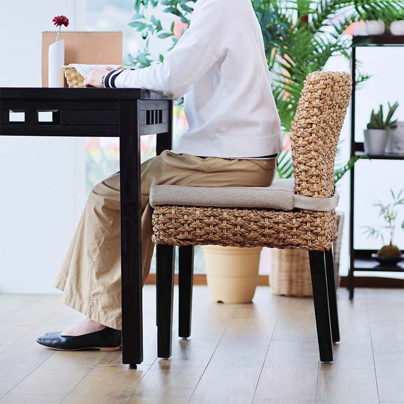 ダイニングチェア 2脚セット おしゃれ 木製 ウォーターヒヤシンス アジアン家具 SET2-C350AT : set2-c350at : ランドマーク  - 通販 - Yahoo!ショッピング