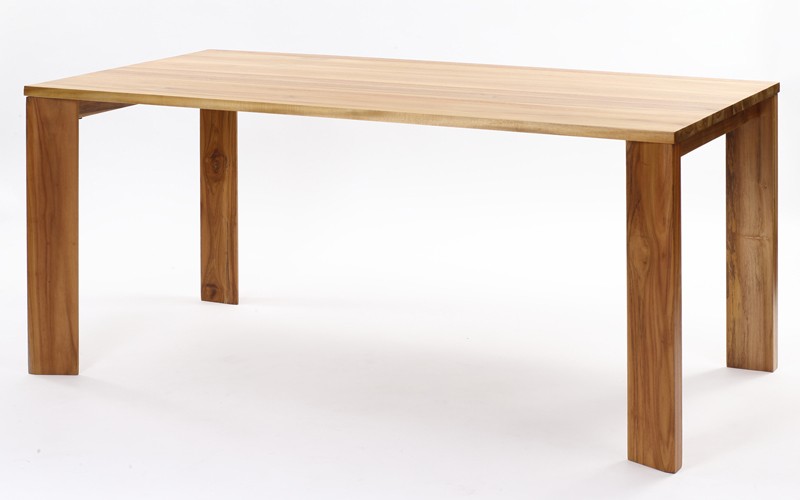 開梱設置無料 ダイニングテーブル 単品 160cm チーク無垢材 T336WX