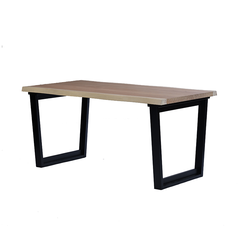 ナチュラル木製ダイニングテーブル 150cm ほぼ一枚板ダイニングテーブル 単品 ナチュラル 150cm幅 4人用 T3615NA