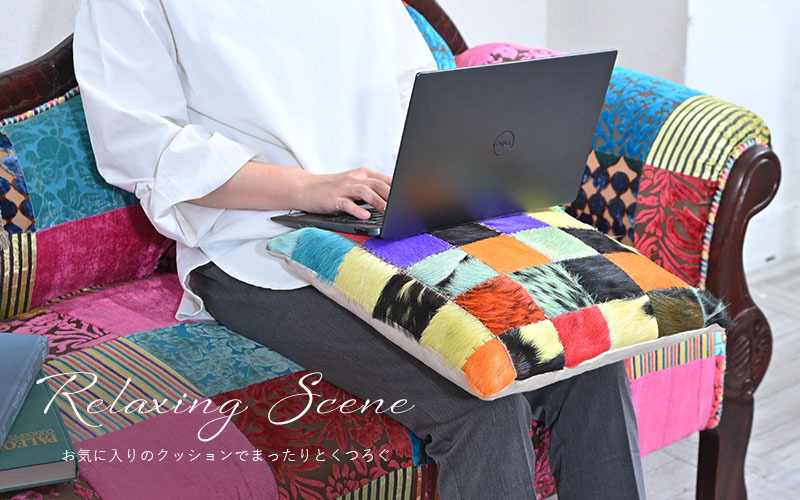 クッションカバー ヌードクッション セット 40×40cm 40角 レザー