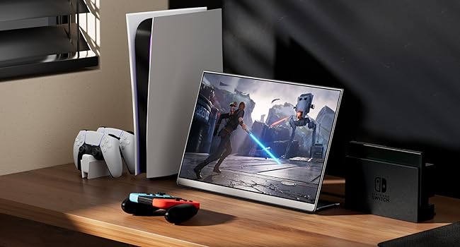 EHOMEWEI モバイルモニター EHOMEWEI LQHG-156NW ゲーミングモニター