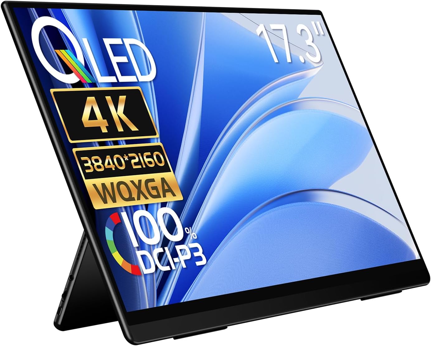 EHOMEWEI モバイルモニター EHOMEWEI RQ-173PU 17.3インチ 高性能 4K