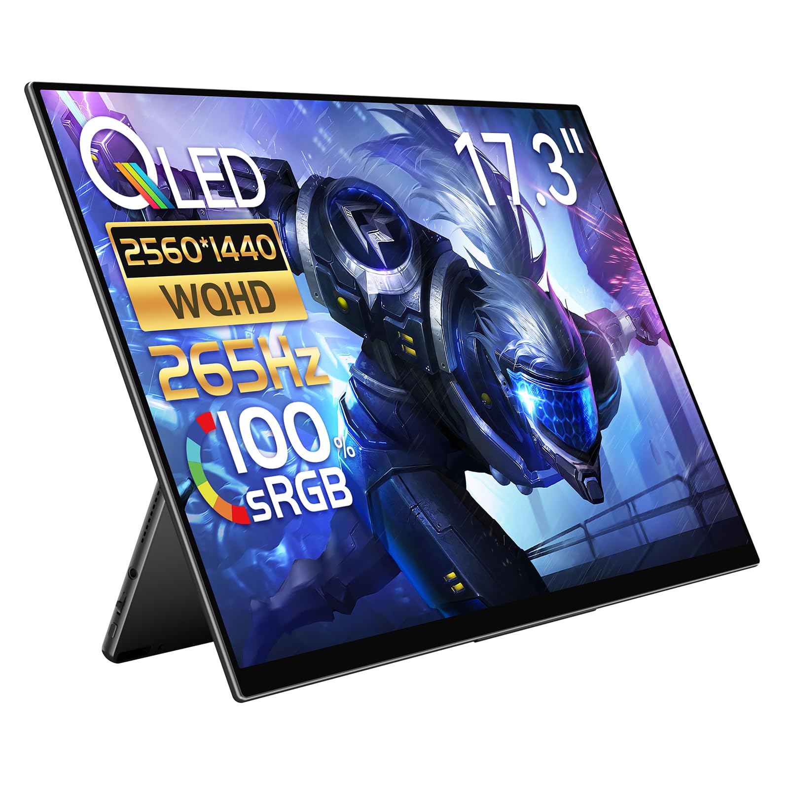 EHOMEWEI モバイルモニター EHOMEWEI RQHG-173PW ゲーミングモニター