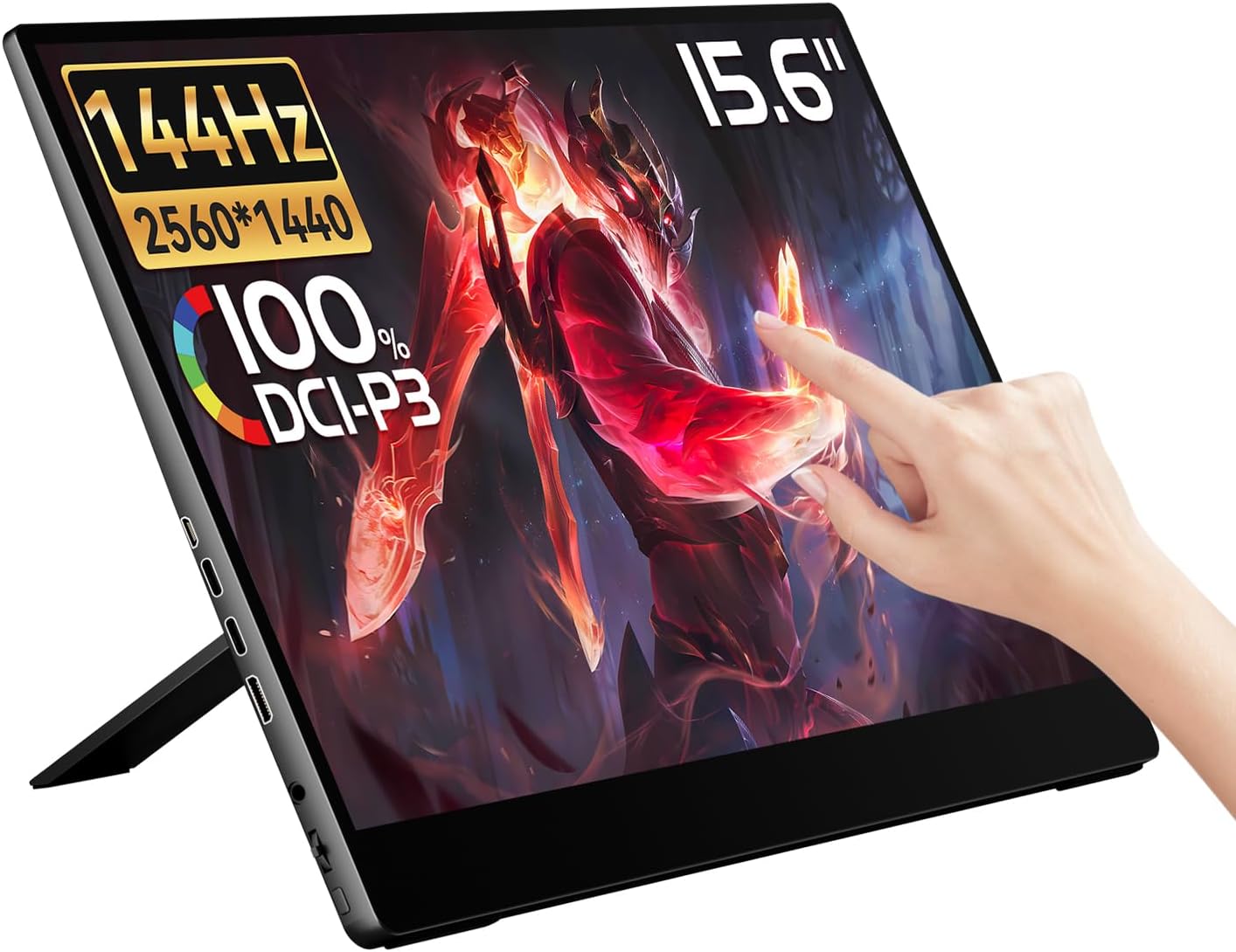 EHOMEWEI モバイルモニター EHOMEWEI SP-156TW ゲーミングモニター
