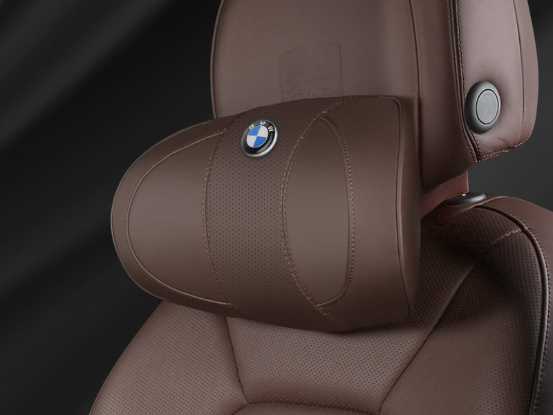 BMW 車用記憶 通気性弾性 ネックパッド レザー 首 ネック 2個  4色選択可 X1 X2 X3 X4 X5 X6 X7 シリーズ 3 5 7｜lantsour｜04