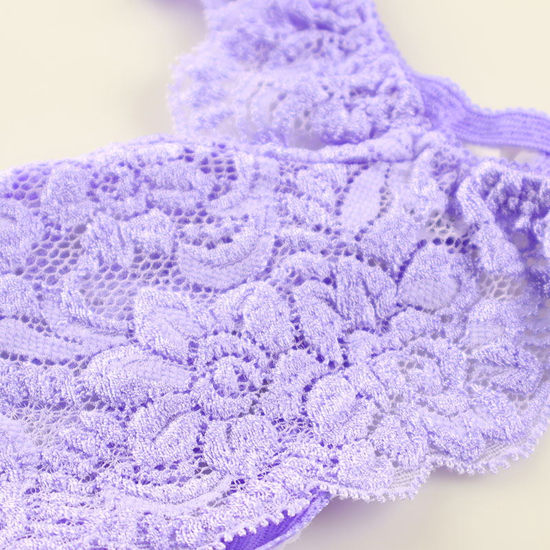 20ハーフ生地 レース 3Dポーチ型 Tバック...の詳細画像4