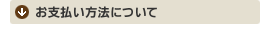お支払い方法について