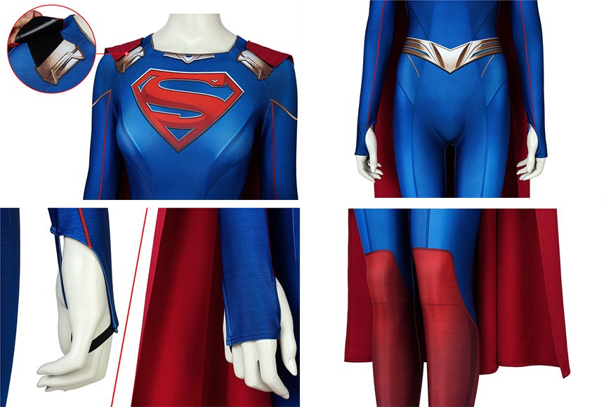 スーパーガール シーズン5 Supergirl Zentai Jumpsuit ジャンプ スーパーガール シーズン5 Supergirl Zentai Jumpsuit ジャンプ