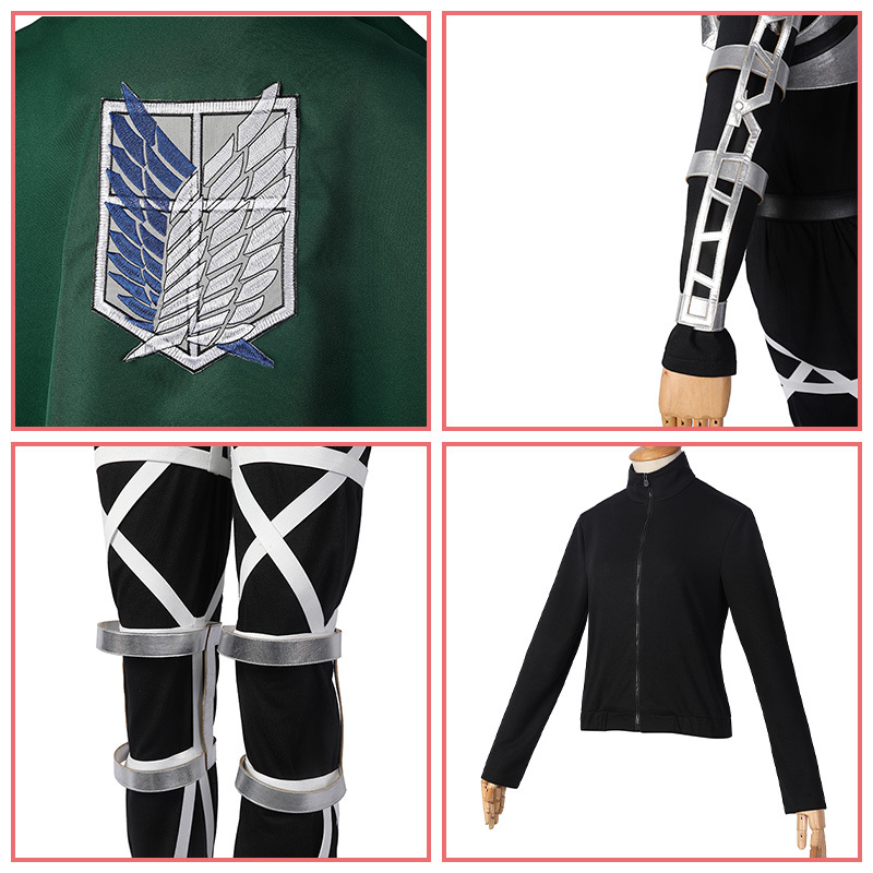 進撃の巨人 The Final Season 調査兵団 自由の翼 レディース/女用 ミカサ アルミン コスプレ衣装 コスチューム[4689] 進撃の巨人 The Final Season（ファイナルシーズン）調査兵団 自由の翼