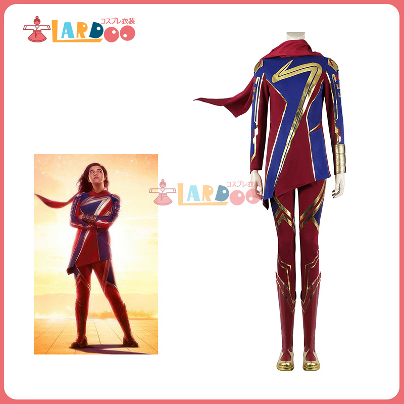 The Marvels マーベルズ Ms. Marvel ミズ・マーベル Kamala Khan カマラ カーン コスプレ衣装 コスチューム cosplay