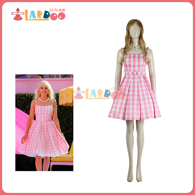 【40％off】バービー ピンクワンピース 2023映画 Barbie コスプレ衣装 コスチューム cosplay