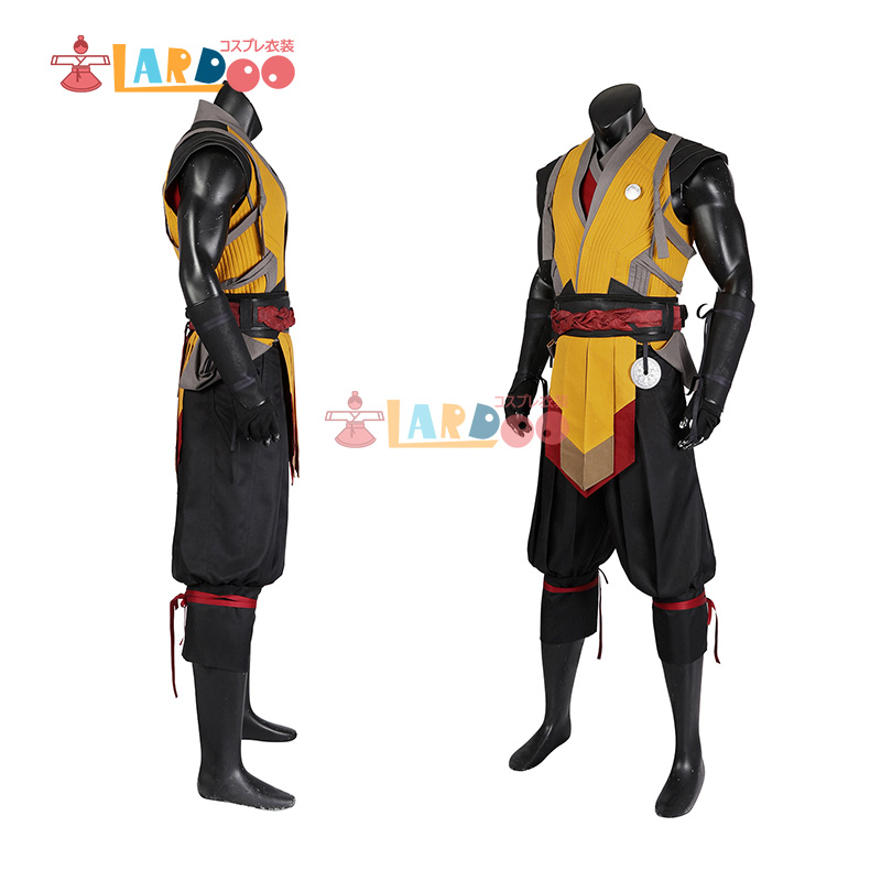 モータルコンバット Mortal Kombat シリーズ1 Scorpion スコーピオン/全蠍人 コスチューム コスプレ衣装/靴｜lardoo-store｜04