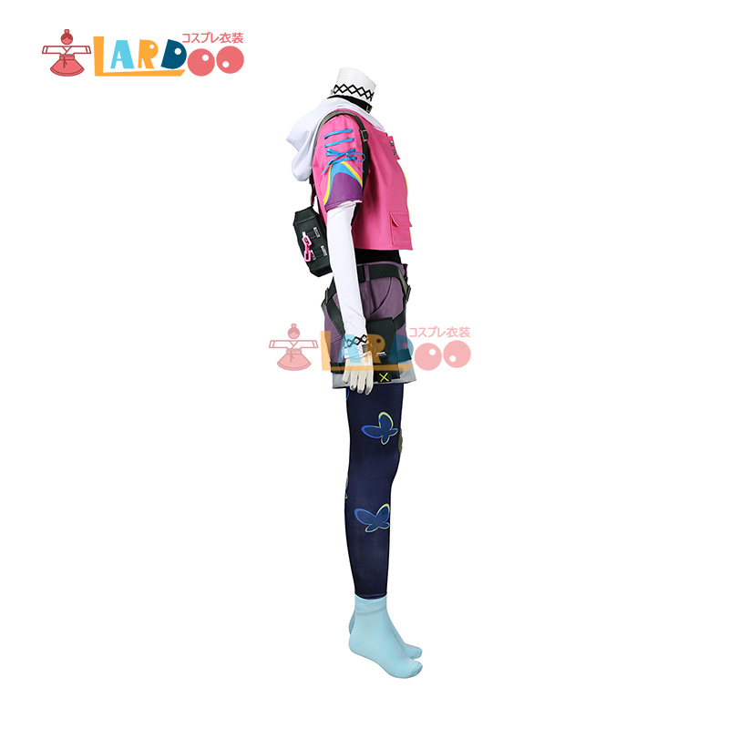 VALORANT コスプレ クローヴ 衣装 ウィッグ リュック付き☆ ヴァロラント VALORANT クローヴ CLOVE コスプレ衣装 リュック付き
