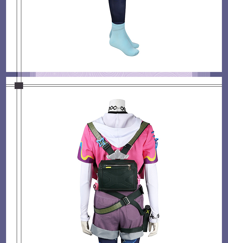 ヴァロラント VALORANT クローヴ CLOVE リュック付き コスチューム