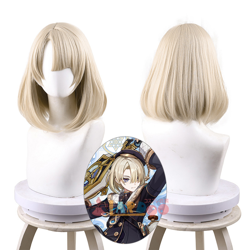 原神 Genshin フォンテーヌ フレミネ-Freminet コスプレウィッグ