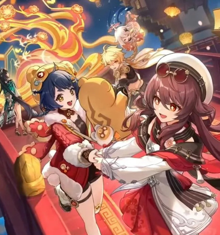 原神 Genshin 璃月 香菱-「大つごもりの歓声」 新コスチューム