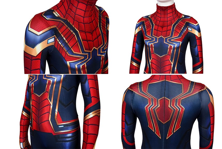 スパイダーマン   コスチューム    アベンジャーズ コスプレ アベンジャーズ 4 メンズ アイアン スパイダー 2nd スキン