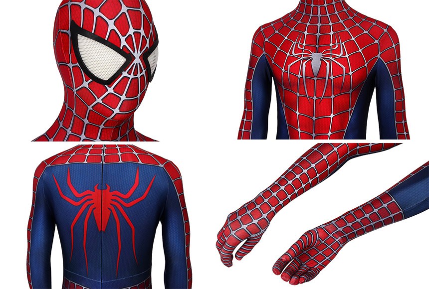 スパイダーマン2 ピーター・パーカー Spider-Man 2 ジャンプスーツ コスチューム コスプレ衣装 cosplay