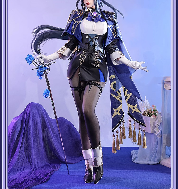 三分妄想】原神 Genshin クロリンデ-Clorinde コスプレ衣装