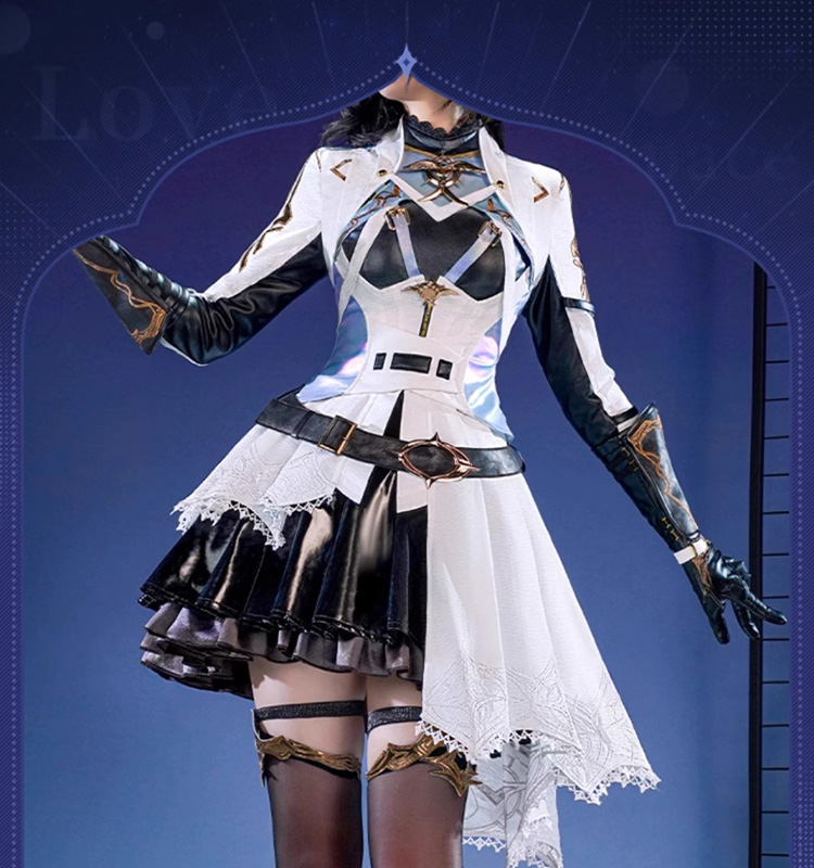 三分妄想1/3Delusion】恋と深空 主人公 女主 戦闘服 白 コスチューム