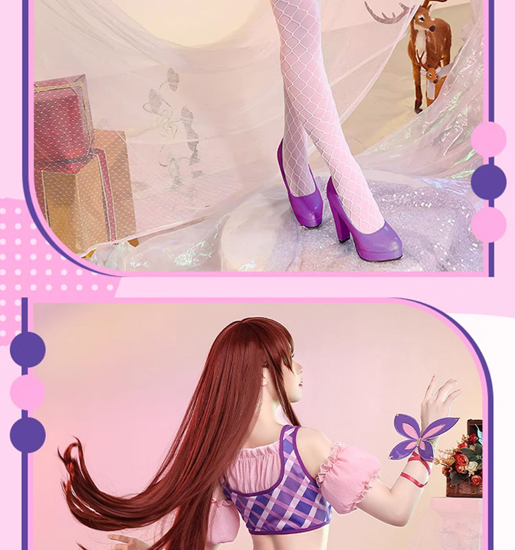 三分妄想 紫吹蘭 コスプレ衣装 ウィッグ・パニエ付 三分妄想1/3Delusion】アイカツ！アイドルカツドウ！ 紫吹蘭 コスプレ