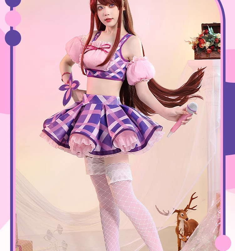 最終値下げ アイカツ 紫吹蘭 コスプレ衣装 三分妄想 三分妄想1/3Delusion】アイカツ！アイドルカツドウ！ 紫吹蘭 コスプレ