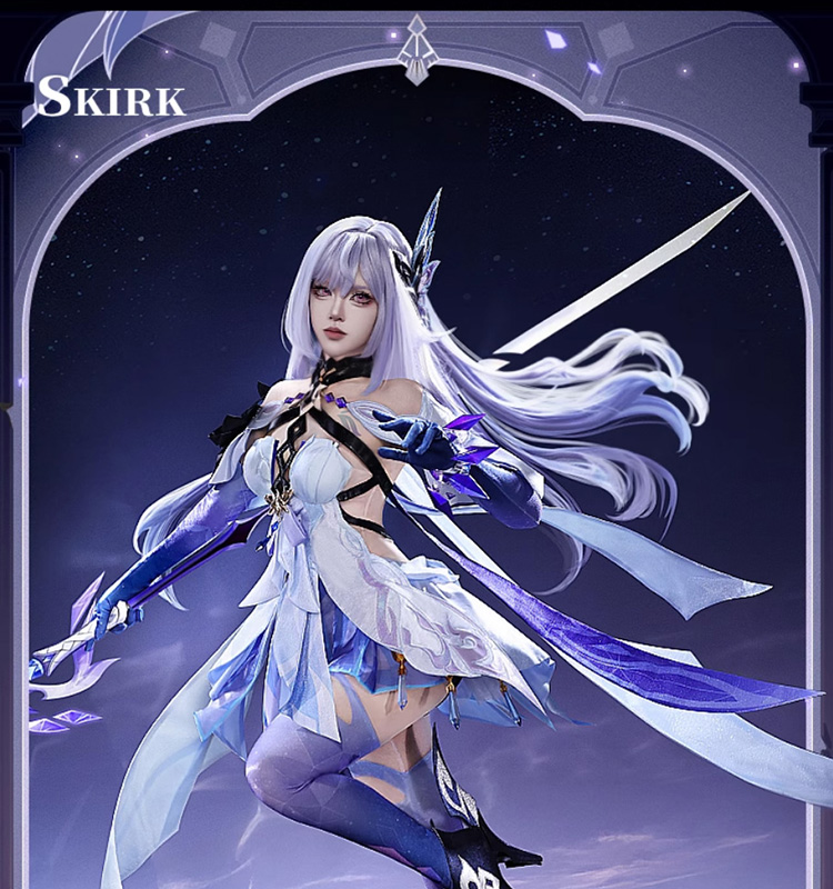 三分妄想1/3Delusion】原神 Genshin スカーク-Skirk コスプレ衣装