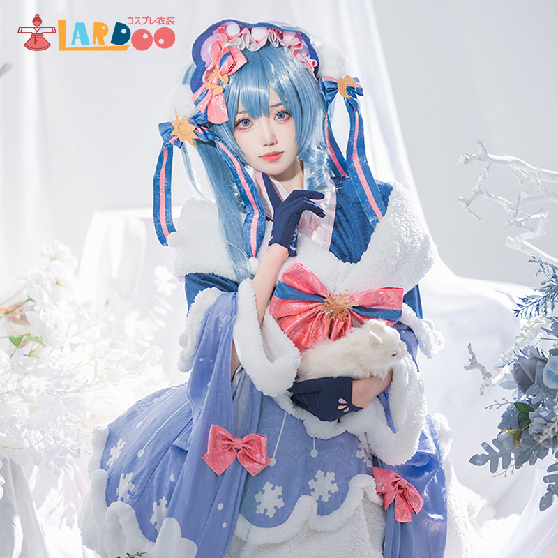 VOCALOID 初音ミク SNOW MIKU 2023 コスプレ衣装 コスチューム cosplay :DY 22246:lardooラドー