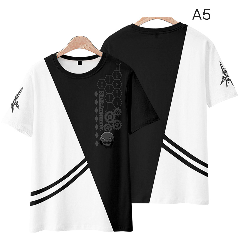 ニーア オートマタ NieR:Automata ヨルハ二号B型 Tシャツ、羽織り Tシャツ 半袖 可愛い夏服　コスプレグッズ cosplay