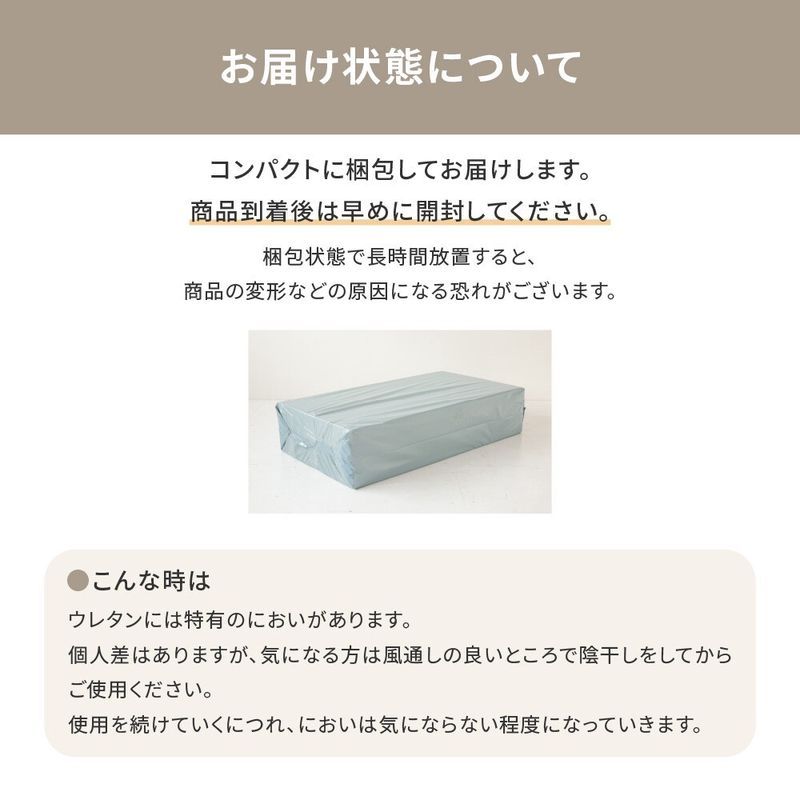 初心者の方に お試しマットレス シングル 厚さ4cm 4つ折り 日本製 lt;約91X192X4cm、ライトブルーgt; 萩原株式会社 国産マットレス 