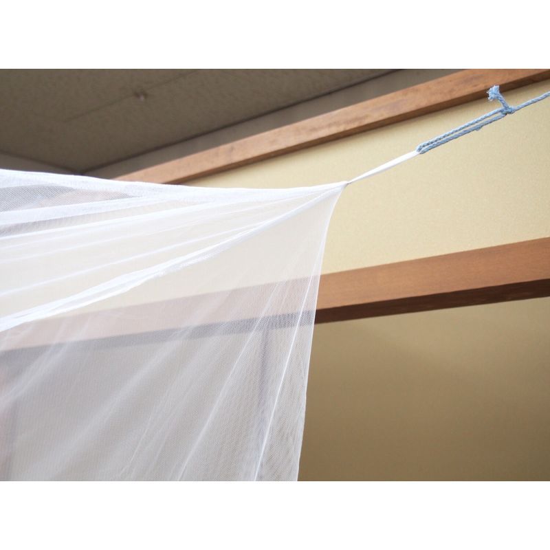「蚊帳」 吊り下げタイプ ホワイト 約300x250x200cm（6畳用） 萩原株式会社 蚊帳
