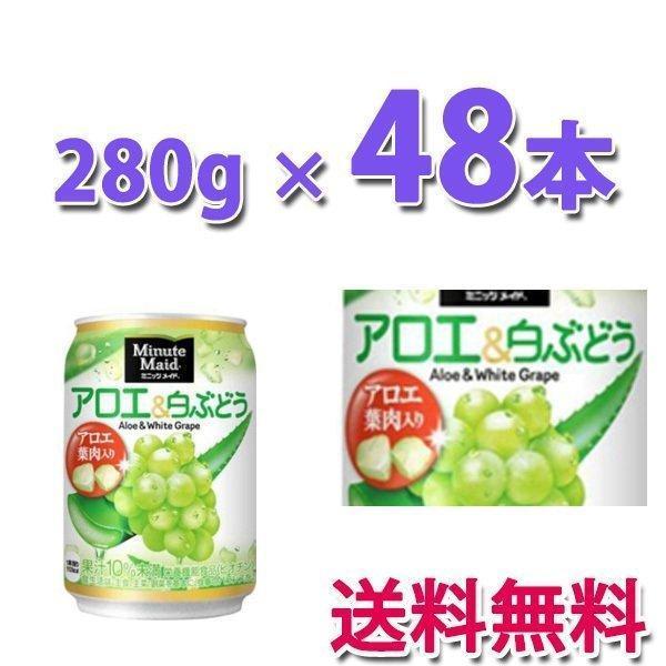 Minute Maid コカ・コーラ社製品 ミニッツメイドアロエ&白ぶどう 280g