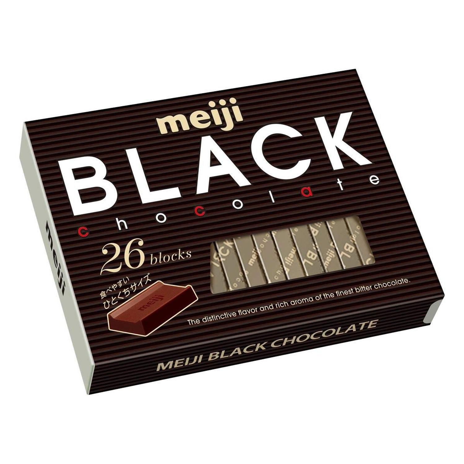 明治（meiji） ブラックチョコレートBOX 120g 26枚入 : LARGO Yahoo!店