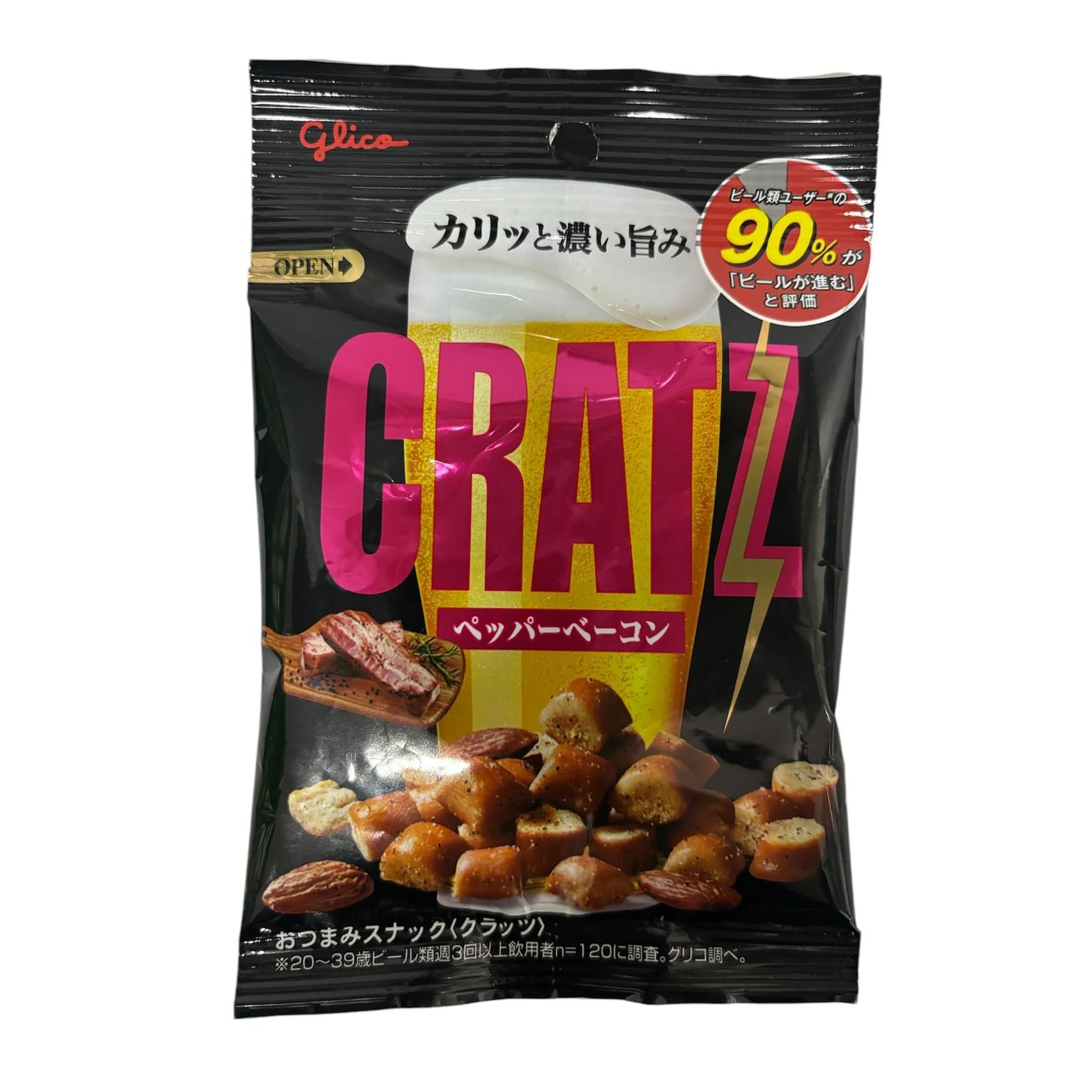 グリコ（glico） 江崎グリコ ククラッツ ペッパーベーコン 42g