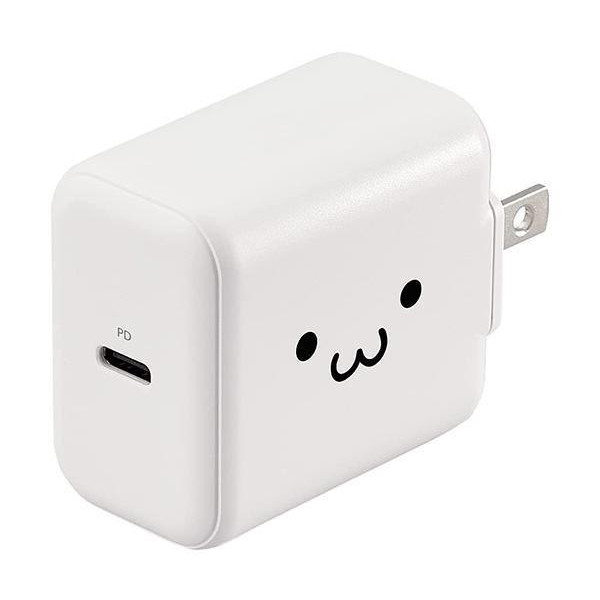 エレコム MPA-ACCP17WF ホワイトフェイス USB コンセント 充電器 USB PD対応 20W Type-C ×1  :FK17114-A2110:LARGO Yahoo!店 - 通販 - Yahoo!ショッピング