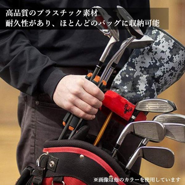 ゴルフクラブ ホルダー 黒 6本収納 携帯 クラブキャリア 軽量 コンパクト